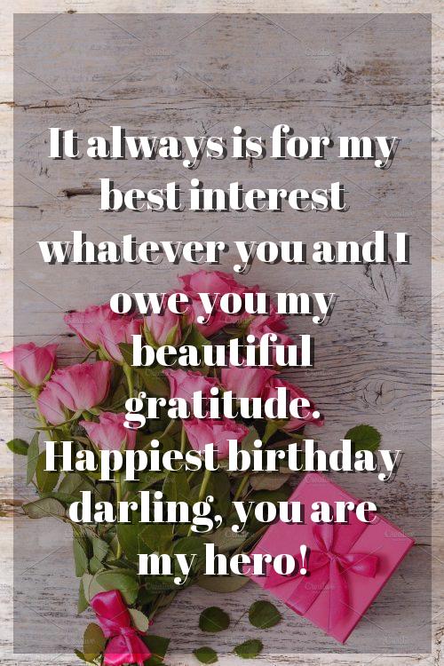 best msg for husband on his birthday